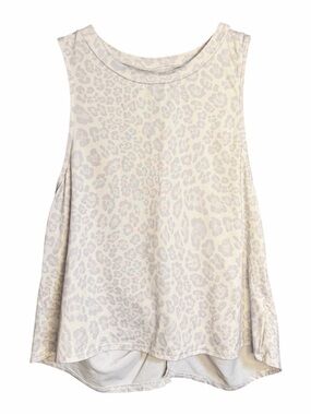 Altar’d State Revival Split-Back, Flowy, Lightweight Leopard-Print Tank Top
